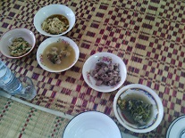 タイ僧侶の食べ物の例1